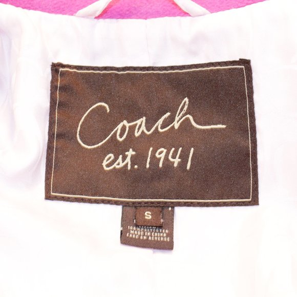 COACH PINK COAT - Picture 6 of 6